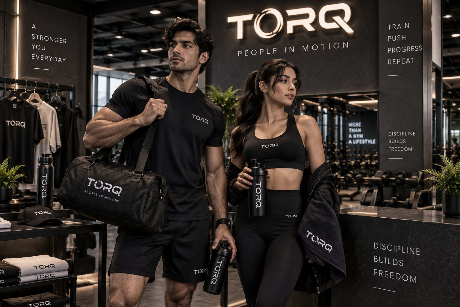 TORQ brand ambassadors in premium training gear